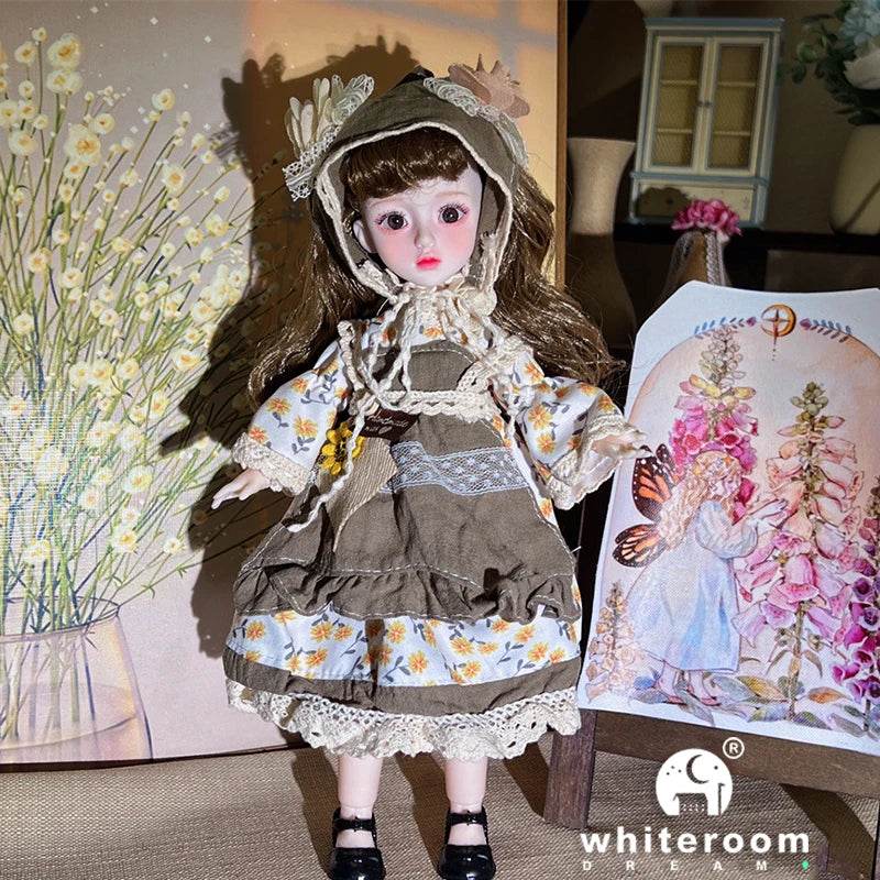 Dolls For Girls Ball Jointed Doll Toys Bjd 30cm Blue Eyes - ToylandEU