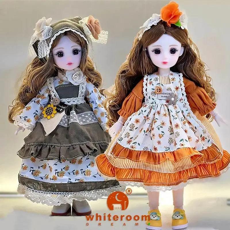  Dolls for Girls 30cm BJD with Starry Blue Eyes Dress -  ToylandEU™