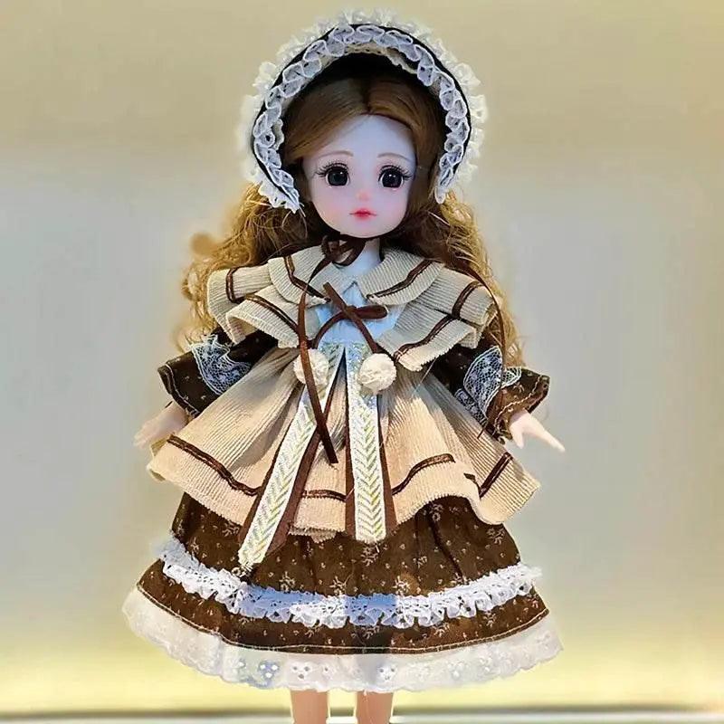  Dolls for Girls 30cm BJD with Starry Blue Eyes Dress -  ToylandEU™