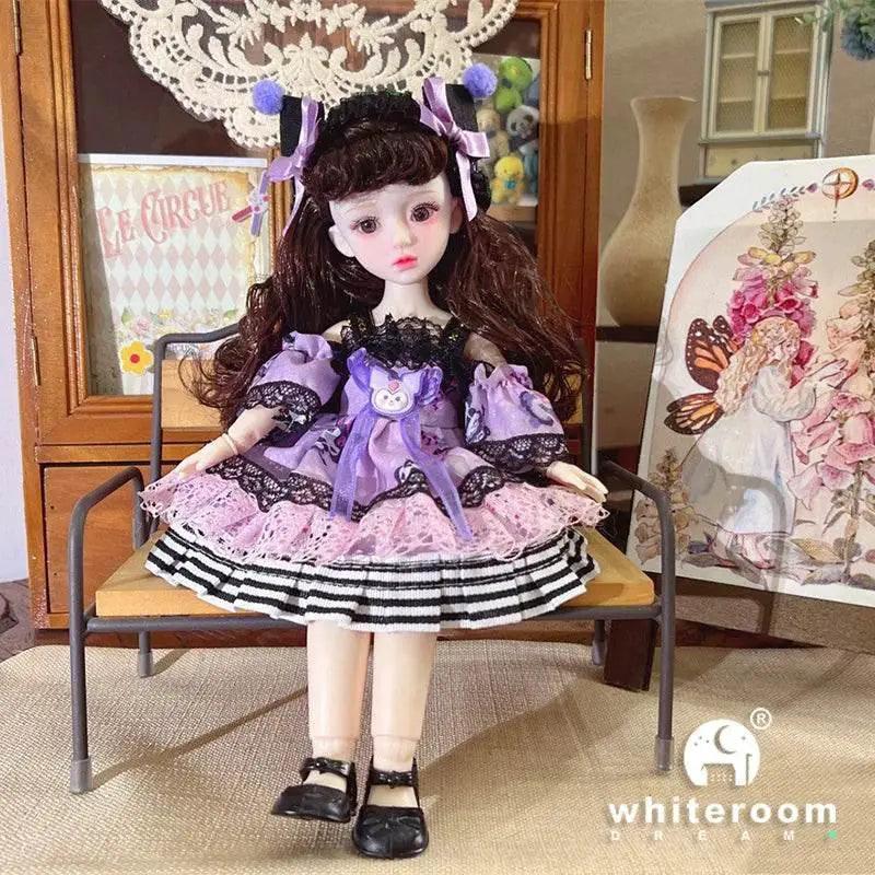  Dolls for Girls 30cm BJD with Starry Blue Eyes Dress -  ToylandEU™