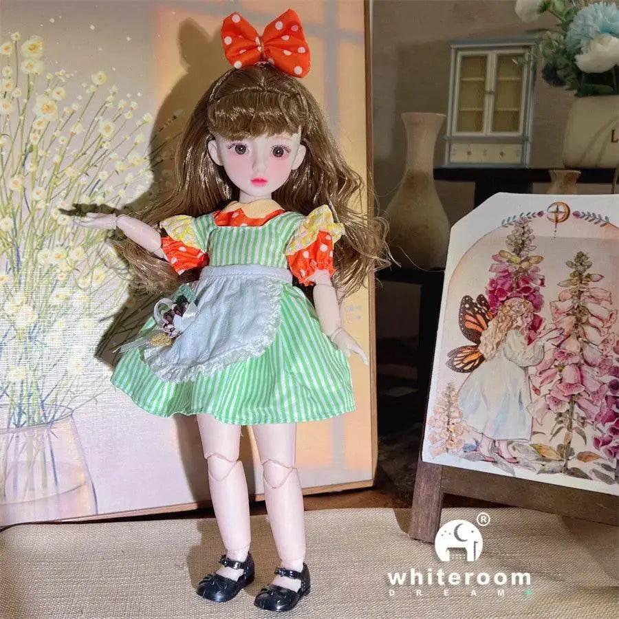  Dolls for Girls 30cm BJD with Starry Blue Eyes Dress -  ToylandEU™