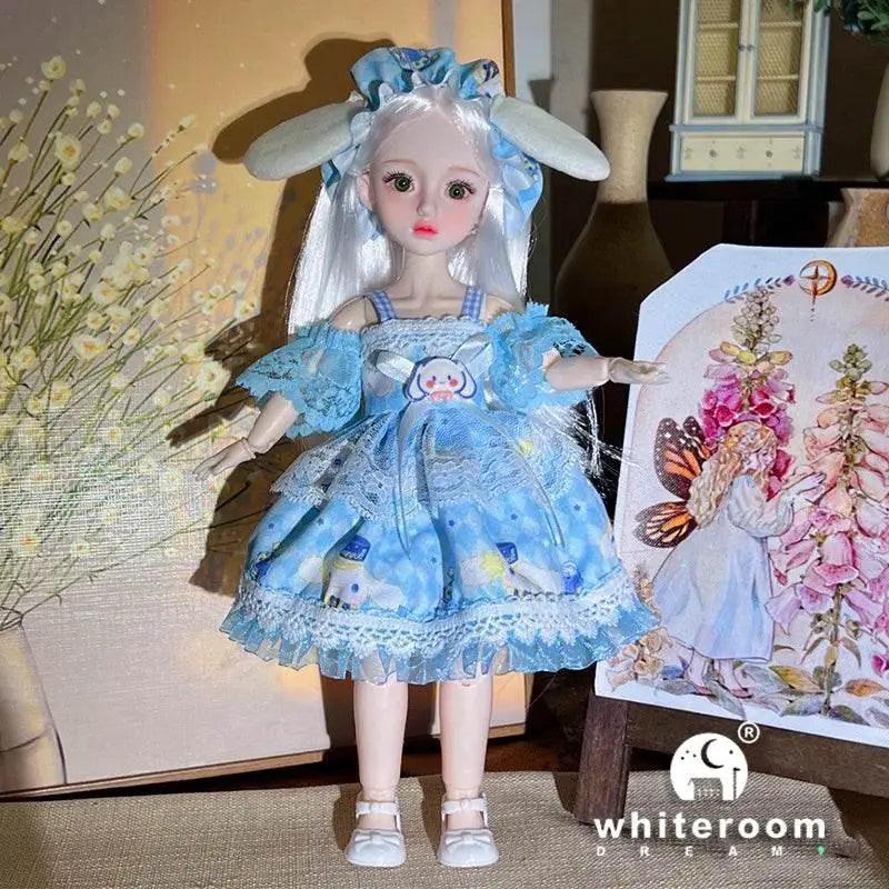  Dolls for Girls 30cm BJD with Starry Blue Eyes Dress -  ToylandEU™