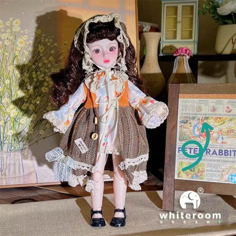  Dolls for Girls 30cm BJD with Starry Blue Eyes Dress -  ToylandEU™