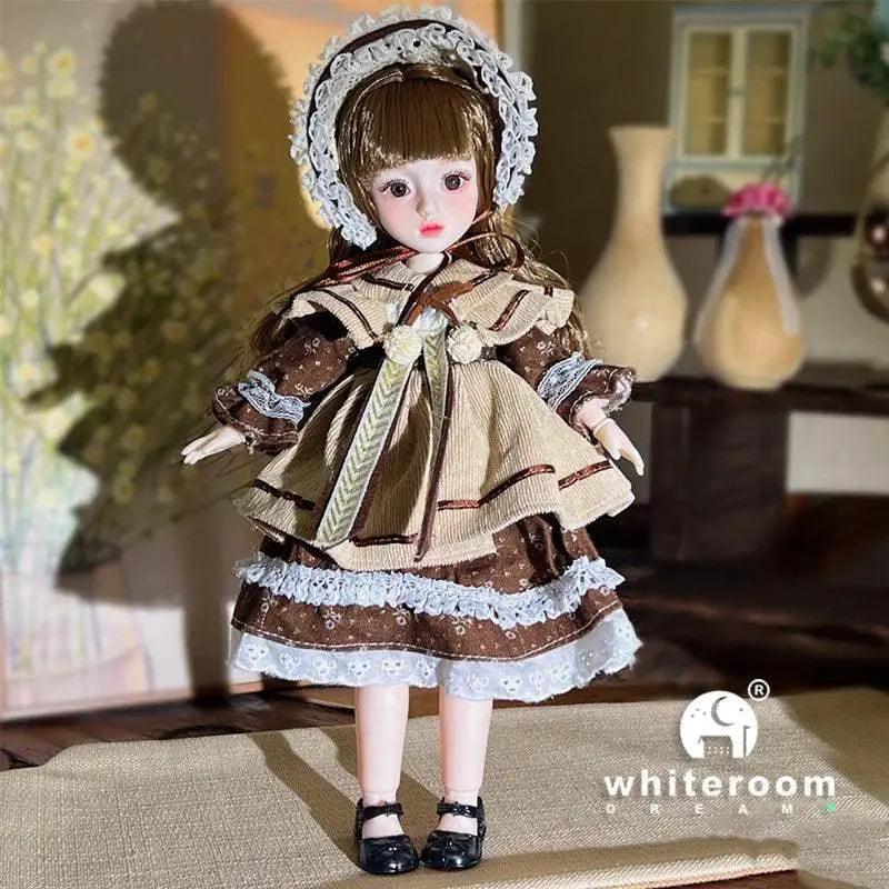  Dolls for Girls 30cm BJD with Starry Blue Eyes Dress -  ToylandEU™