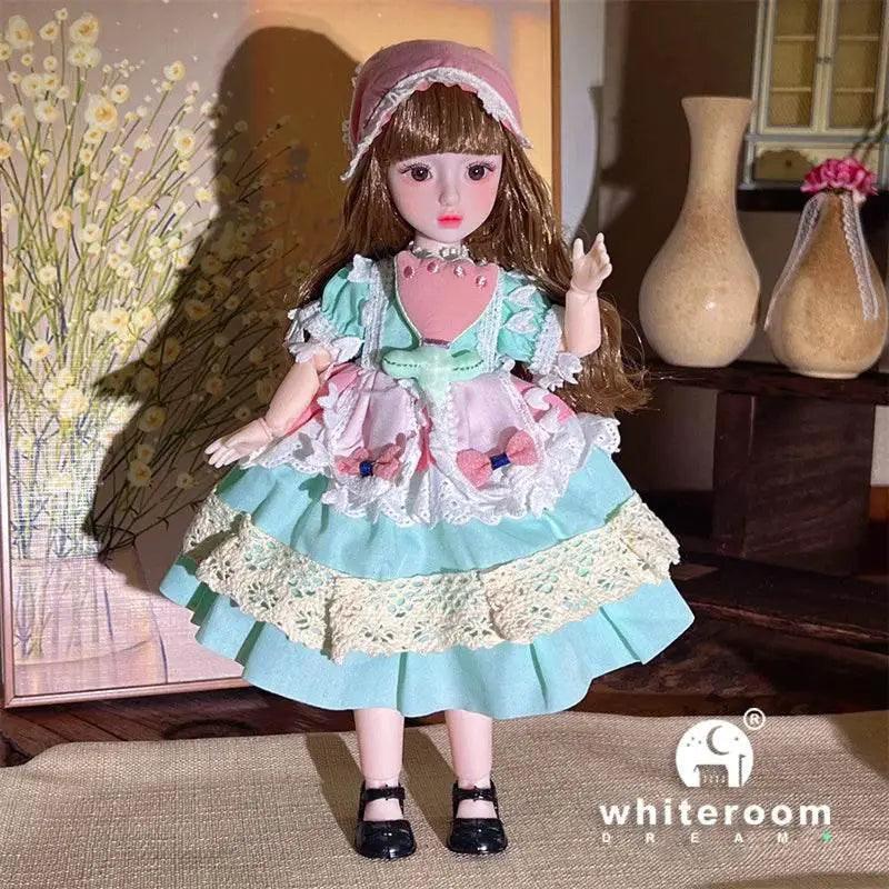  Dolls for Girls 30cm BJD with Starry Blue Eyes Dress -  ToylandEU™