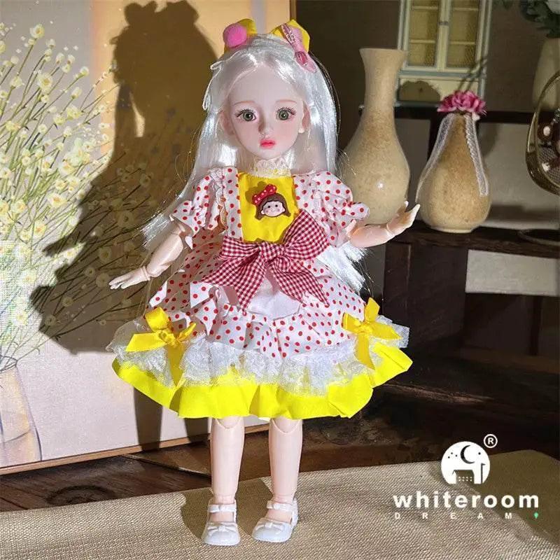  Dolls for Girls 30cm BJD with Starry Blue Eyes Dress -  ToylandEU™