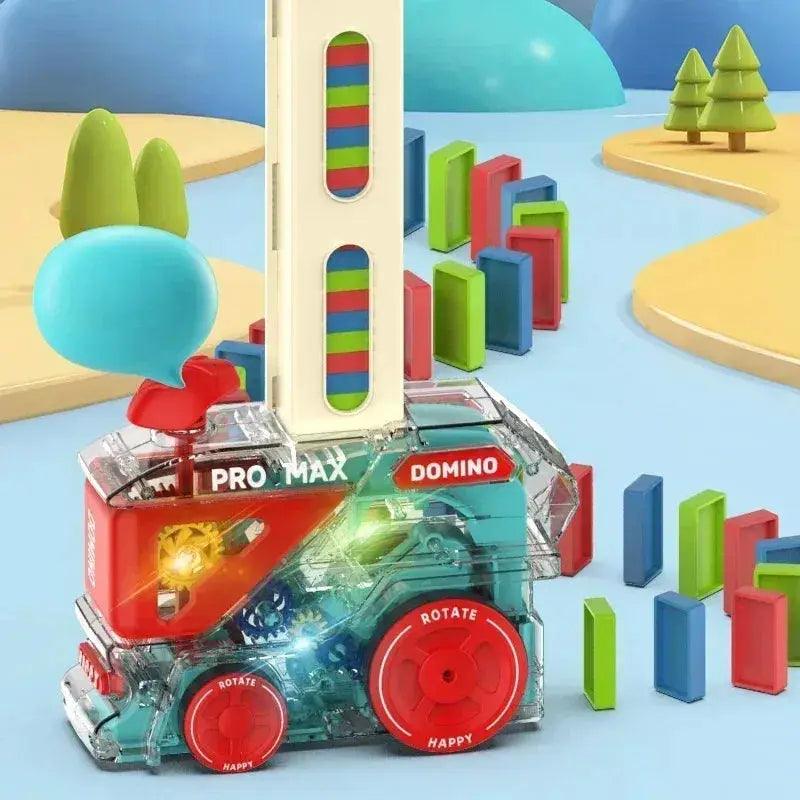  Domino Train Puzzle Toy With Lights And Sounds -  ToylandEU™