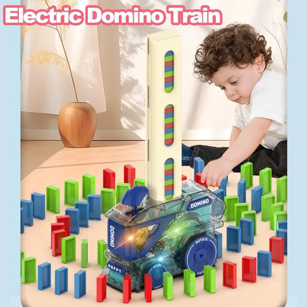 Domino Train Puzzle Toy With Lights And Sounds For Kids - ToylandEU