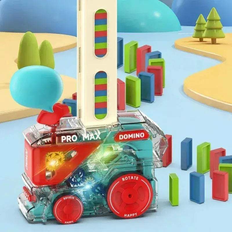  Domino Train Puzzle Toy With Lights And Sounds -  ToylandEU™