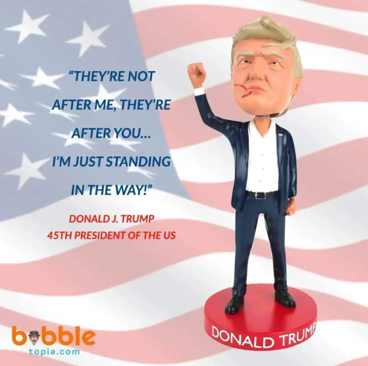Donald Trump Bobblehead Keep Fighting For Collectors - ToylandEU