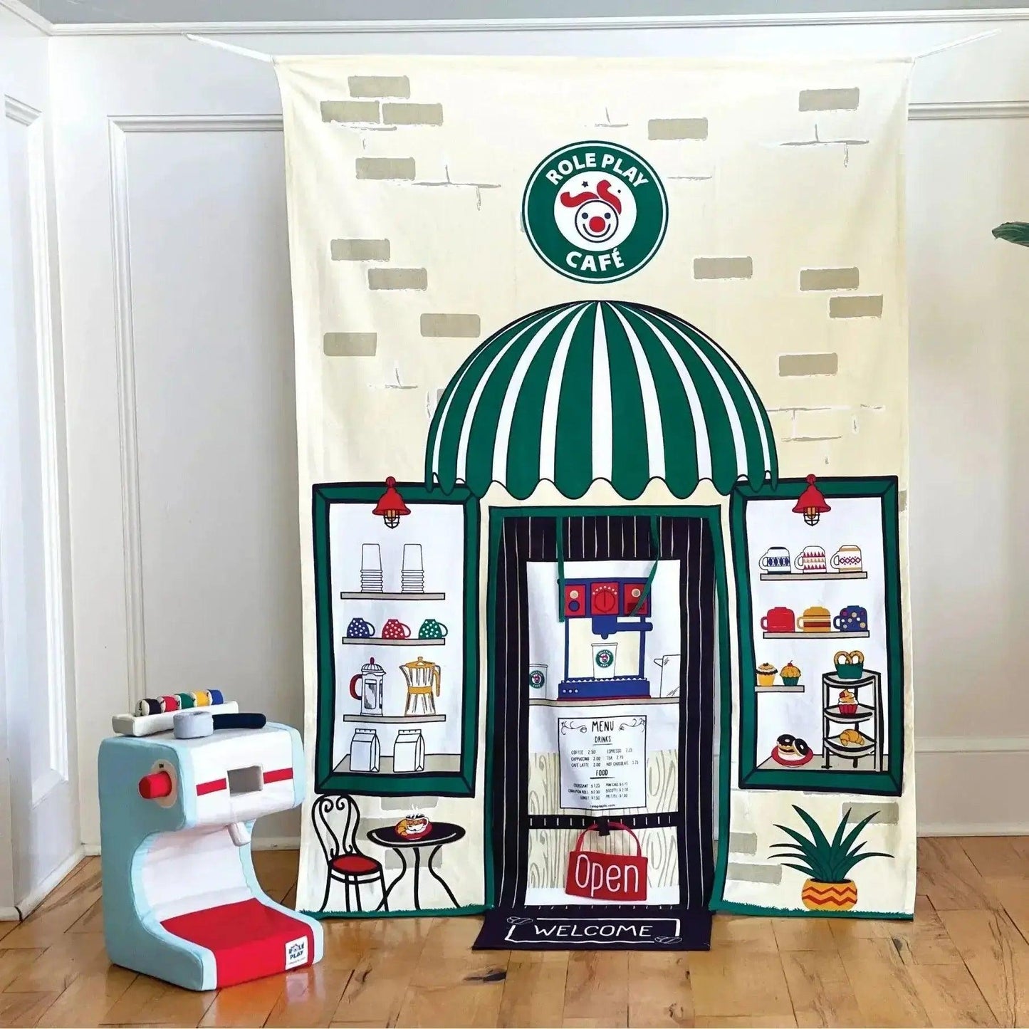  Café  Doorway Storefront with Coffee making machine -  ToylandEU™