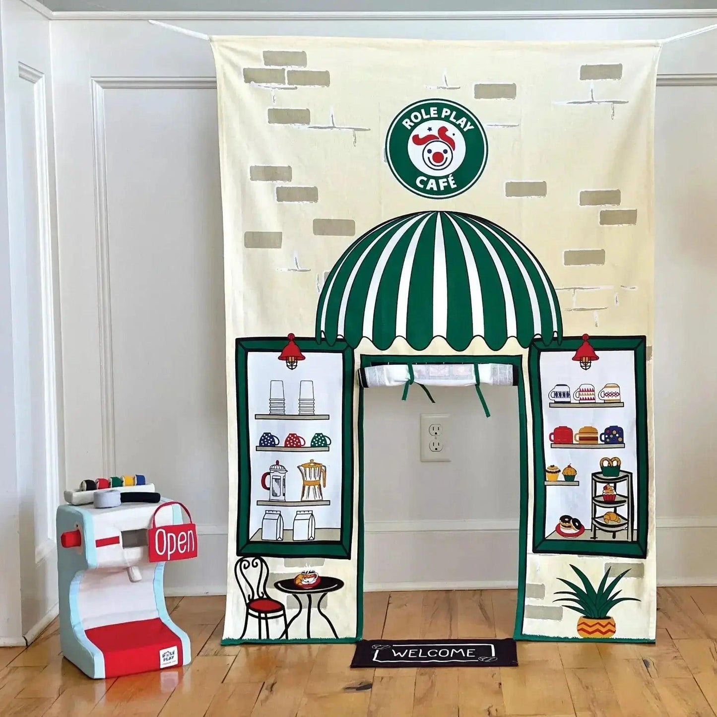  Café  Doorway Storefront with Coffee making machine -  ToylandEU™