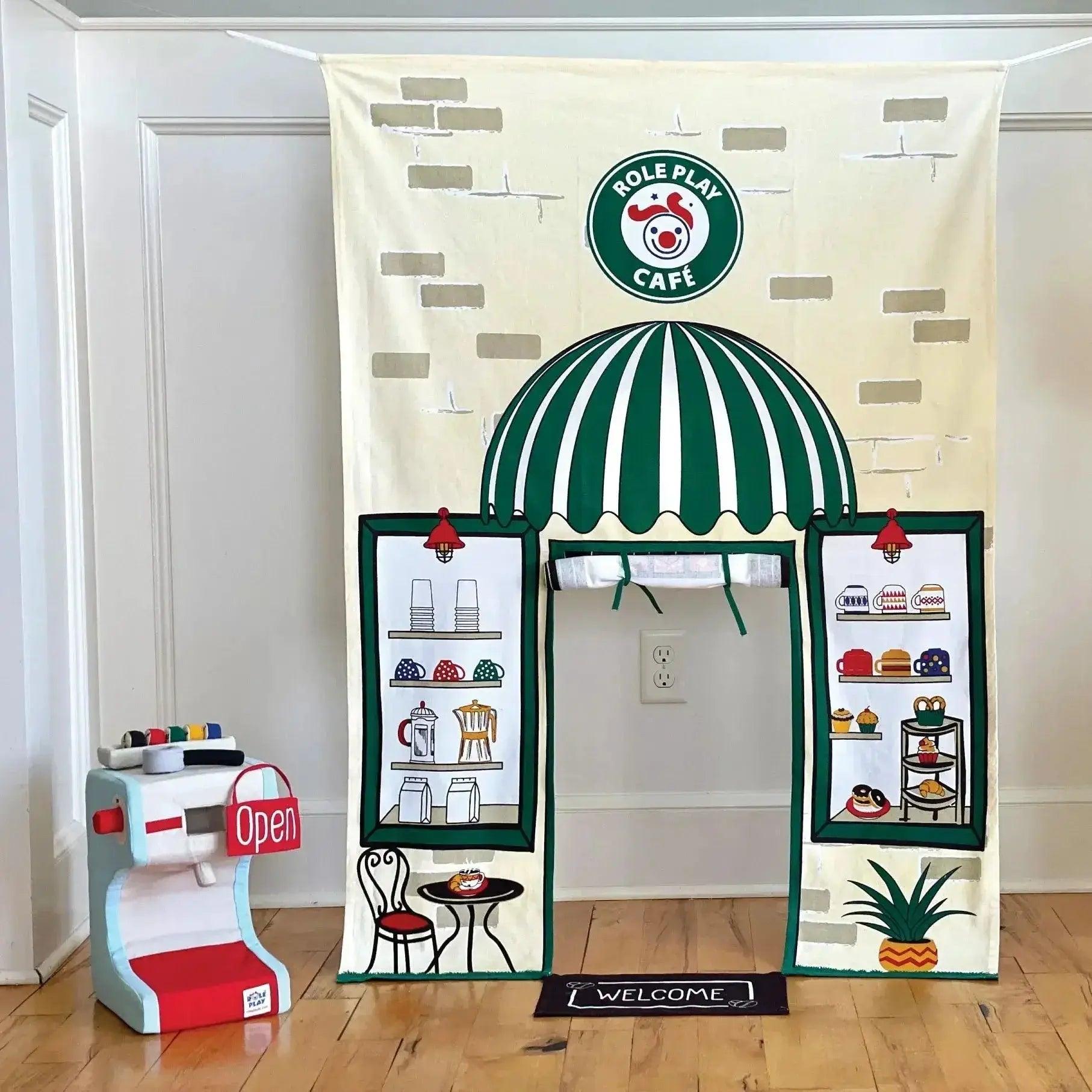  Café  Doorway Storefront with Coffee making machine -  ToylandEU™