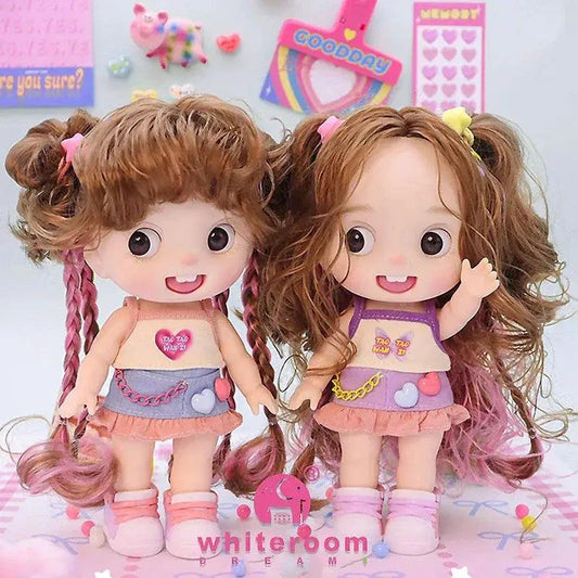  Dopamine Series Baby Doll Thick Curly Hair Ideal Gift -  ToylandEU™