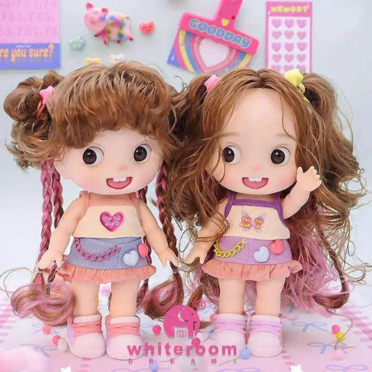  Dopamine Series Baby Doll Thick Curly Hair Ideal Gift -  ToylandEU™