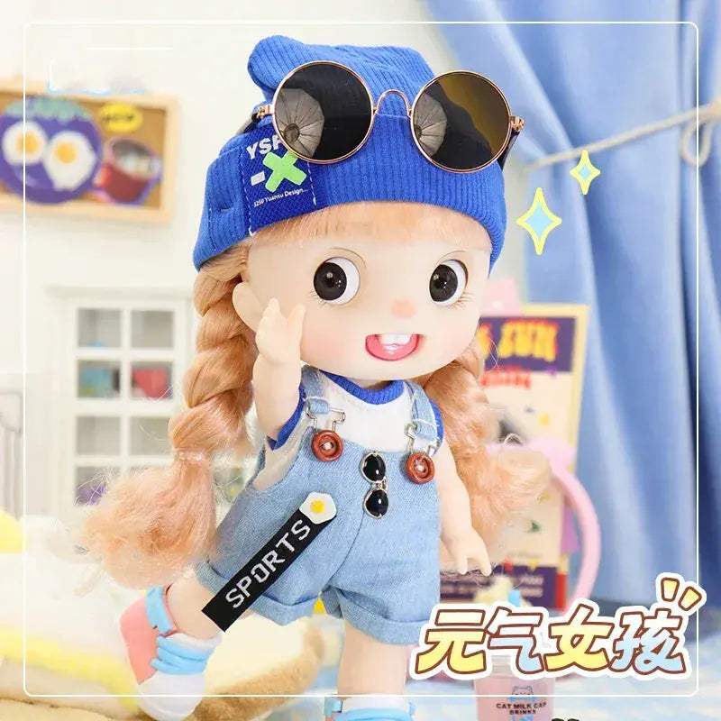 Dopamine Series Baby Doll With Thick Curly Hair Ideal Gift - ToylandEU