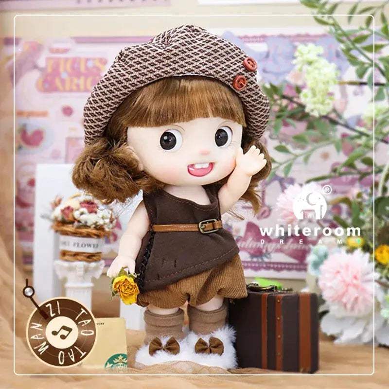 Dopamine Series Baby Doll With Thick Curly Hair Ideal Gift - ToylandEU
