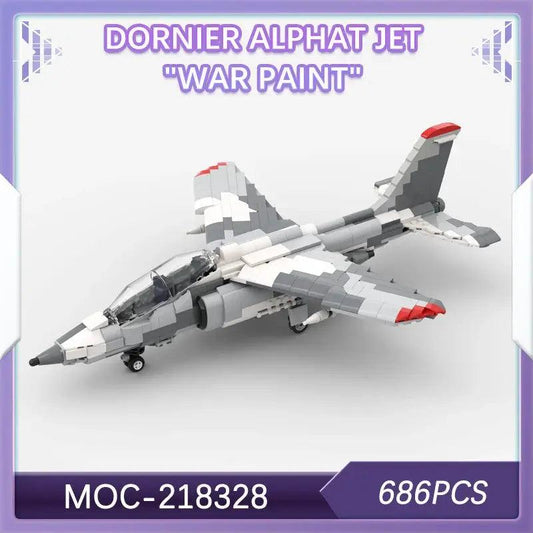  Dornier Alpha Jet War Paint Building Blocks Kit Deluxe -  ToylandEU™