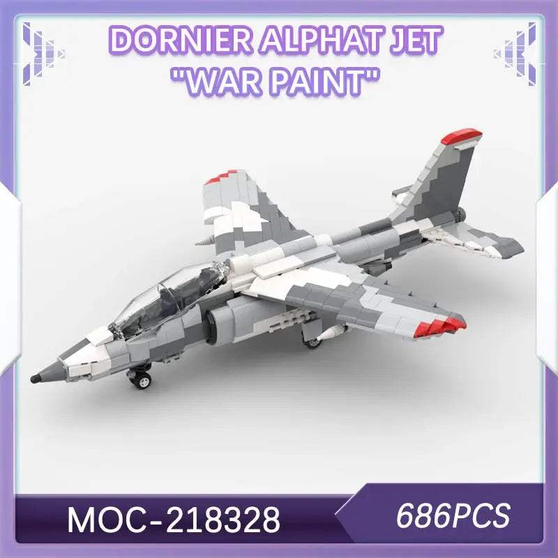  Dornier Alpha Jet War Paint Building Blocks Kit Deluxe -  ToylandEU™