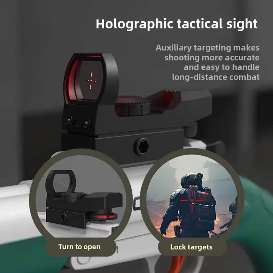 Double Barreled S686 Manual Soft Bullet Toy Gun Foam Dart Blaster Plastic Safe Shooting Model for Kids and Boys Games - ToylandEU