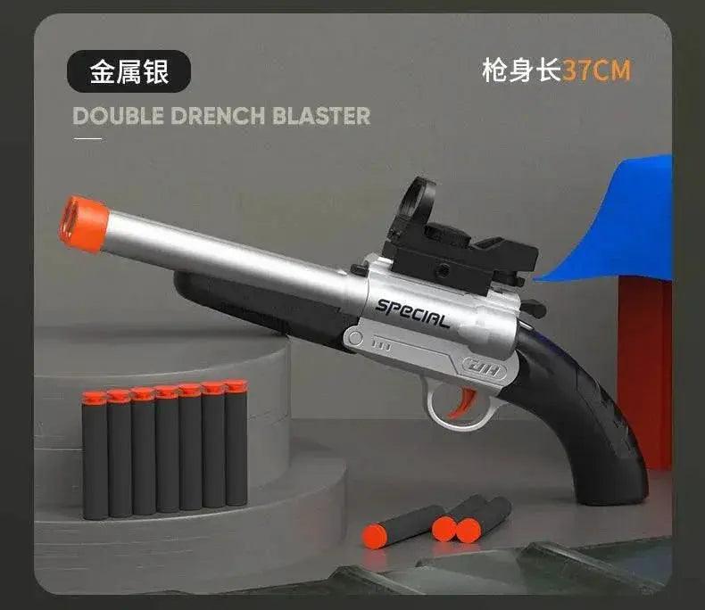  Double Barreled Toy Gun S686 Rifle Dual Soft Bullets Airsoft Launcher for Kids Gift -  ToylandEU™