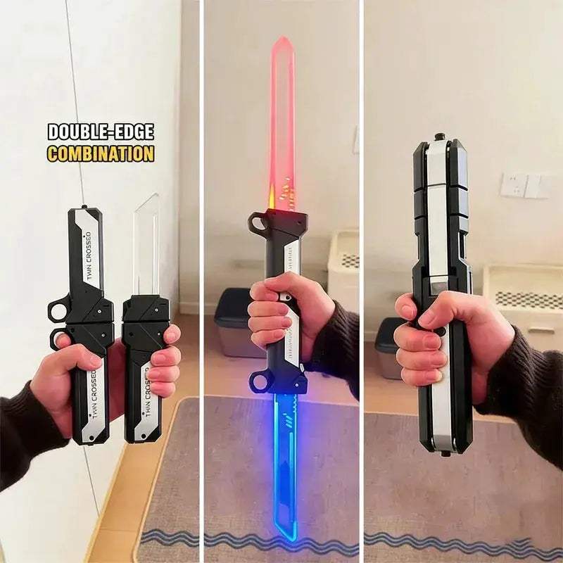 Double Bladed Lightsaber Toy For Cosplay Adventures For Kids - ToylandEU