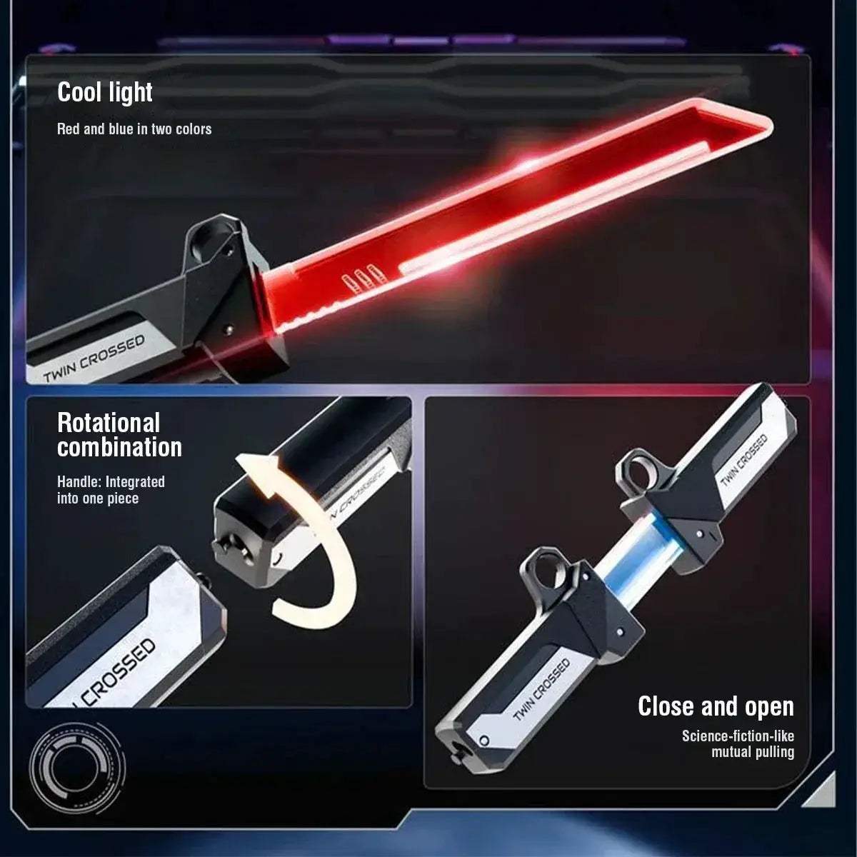 Double Bladed Lightsaber Toy For Cosplay Adventures For Kids - ToylandEU