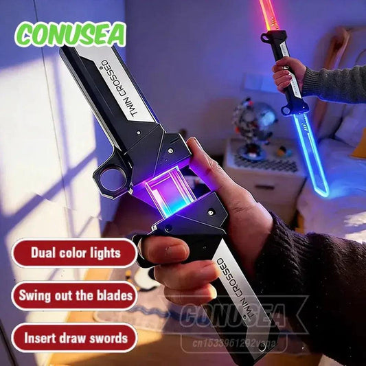 Double Bladed Lightsaber Toy For Kids Cosplay Flashing -  ToylandEU™