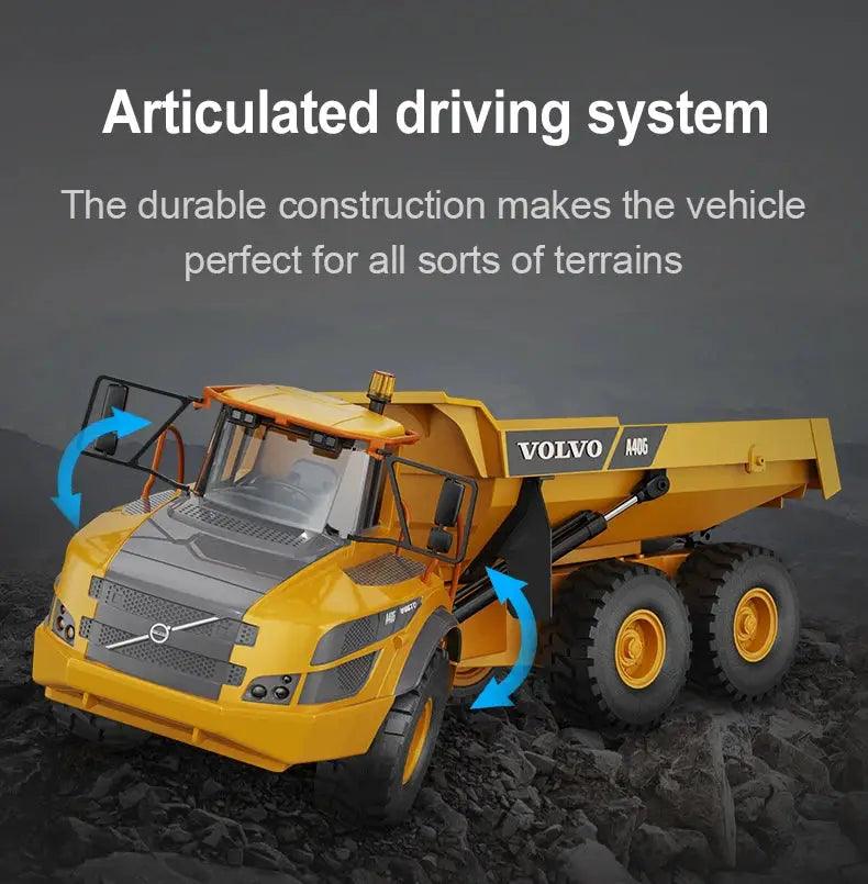  Double E 1:20 RC Dumper Truck Durable Alloy Chassis -  ToylandEU™
