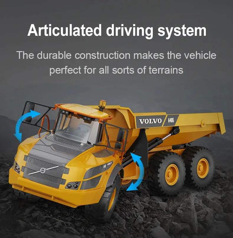  Double E 1:20 RC Dumper Truck Durable Alloy Chassis -  ToylandEU™