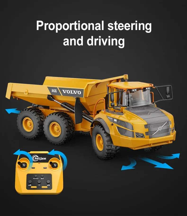  Double E 1:20 RC Dumper Truck Durable Alloy Chassis -  ToylandEU™