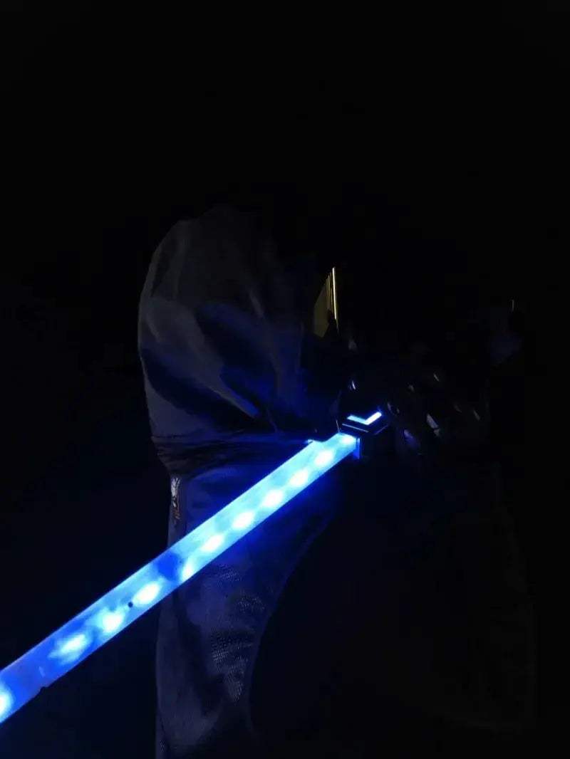 Double-Headed Retractable RGB Lightsaber With Sound Effects USB Charging - ToylandEU