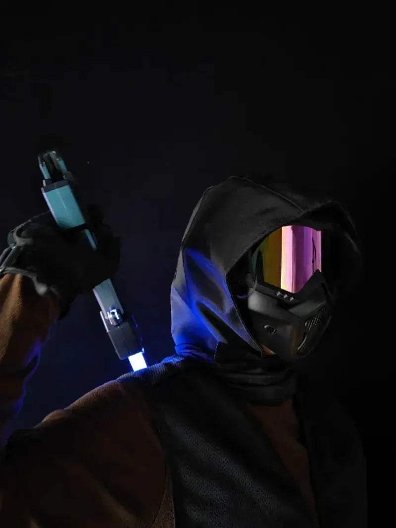 Double-Headed Retractable RGB Lightsaber With Sound Effects USB Charging - ToylandEU