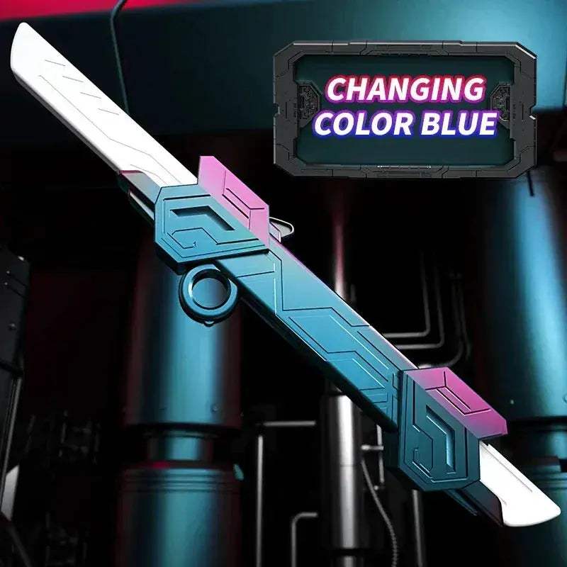 Double-Headed Retractable RGB Lightsaber With Sound Effects USB Charging - ToylandEU