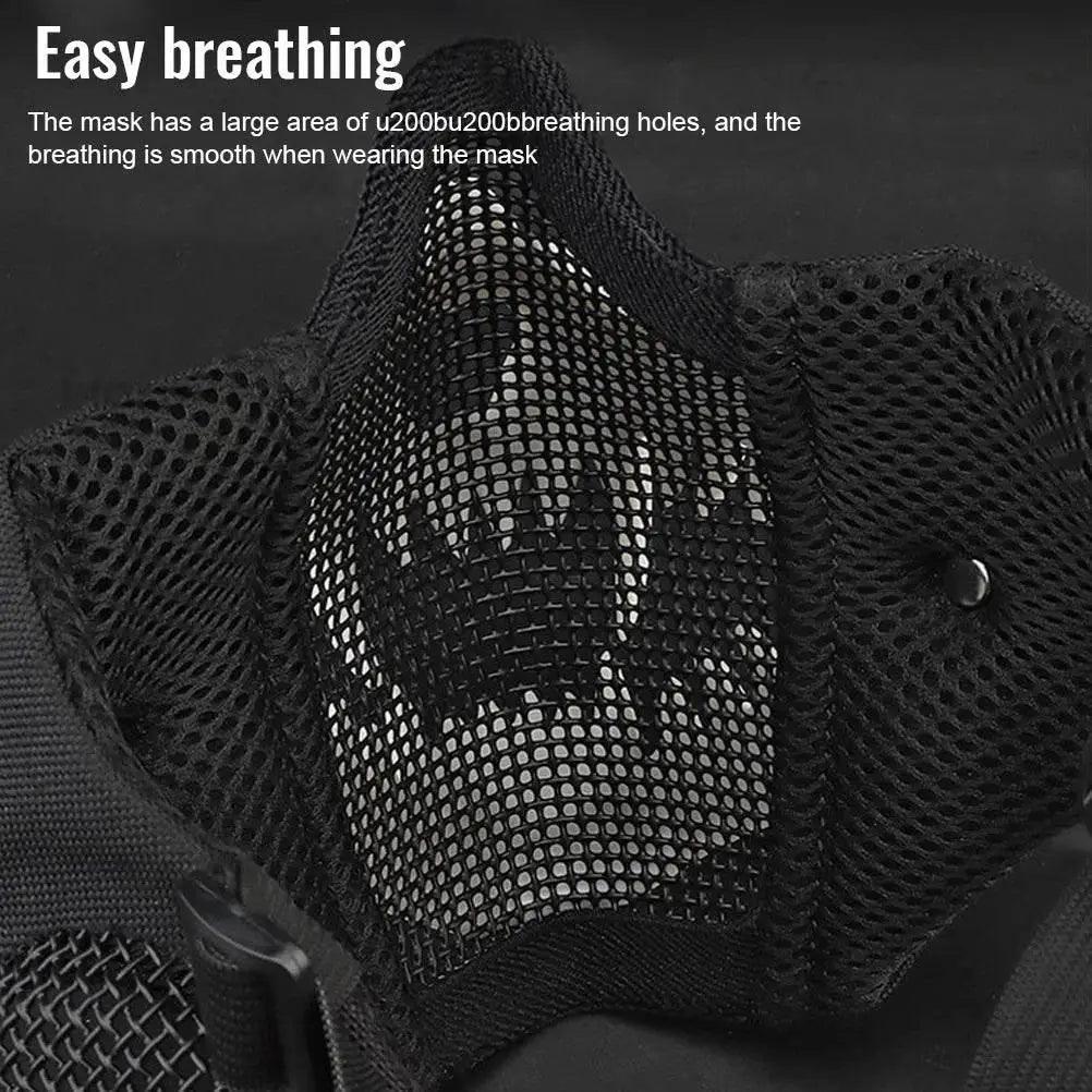  Double Layer Skeleton Mask Half Face Cover Toyland EU -  ToylandEU™