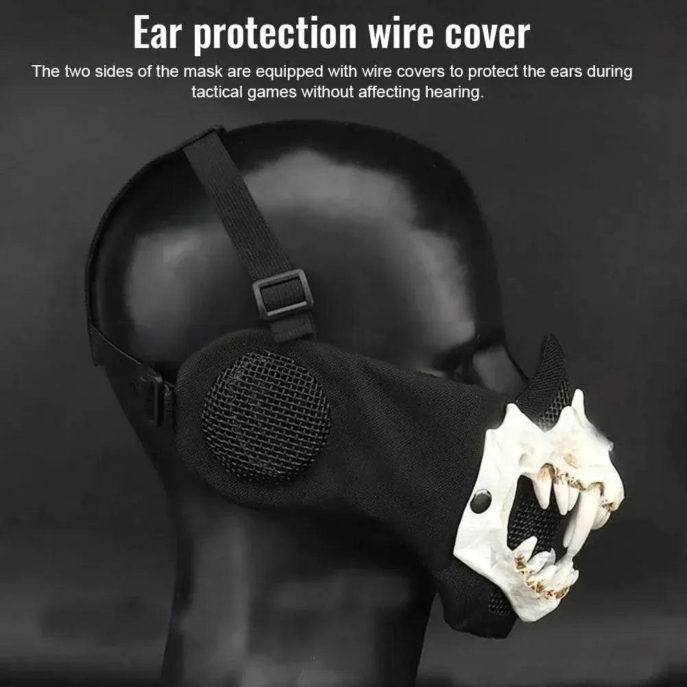  Double Layer Skeleton Mask Half Face Cover Toyland EU -  ToylandEU™