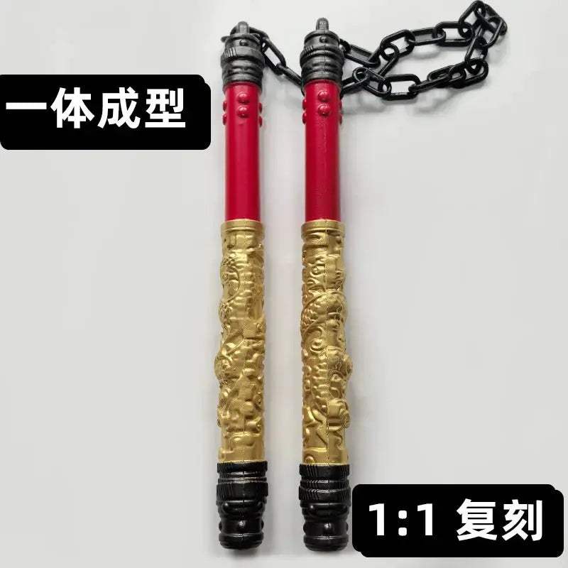  Double Nunchaku Cosplay Rubber Weapon Safe Play Prop -  ToylandEU™