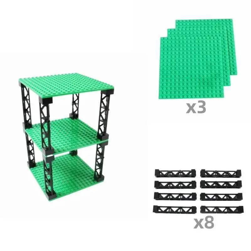 Double Side Baseplates Durable 3pcs BuildingBlocks Toys - ToylandEU