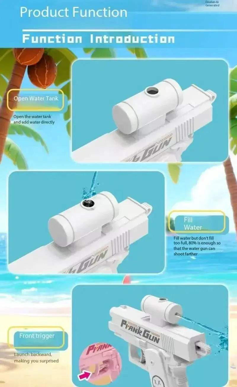 Double Sided Water Gun For Summer Fun And Pool Pranks - ToylandEU