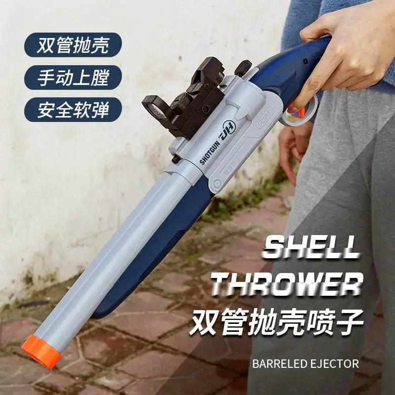  Double-Tube Spray Toy Gun Shell Soft Bullet Outdoor 2025 -  ToylandEU™