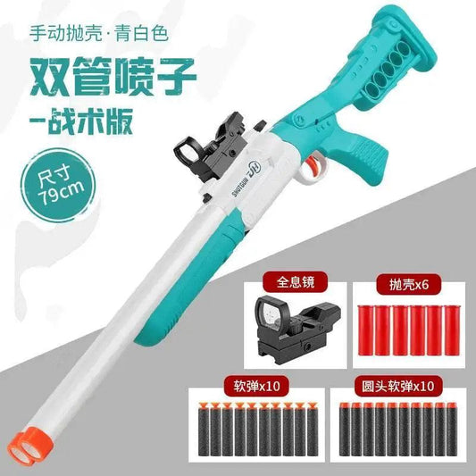  Double-Tube Spray Toy Gun Shell Soft Bullet Outdoor 2025 -  ToylandEU™