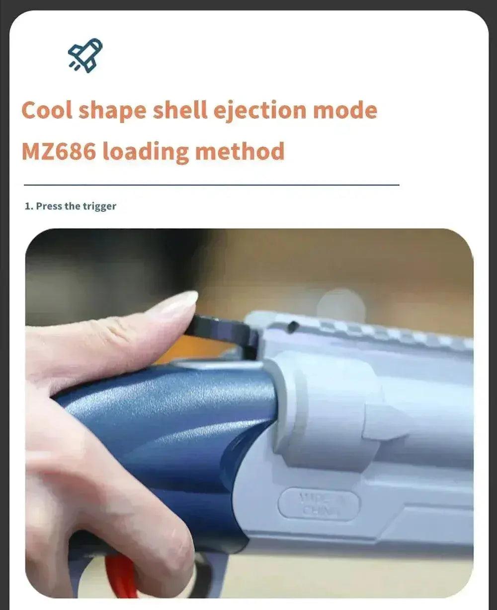  Double-Tube Spray Toy Gun Shell Soft Bullet Outdoor 2025 -  ToylandEU™