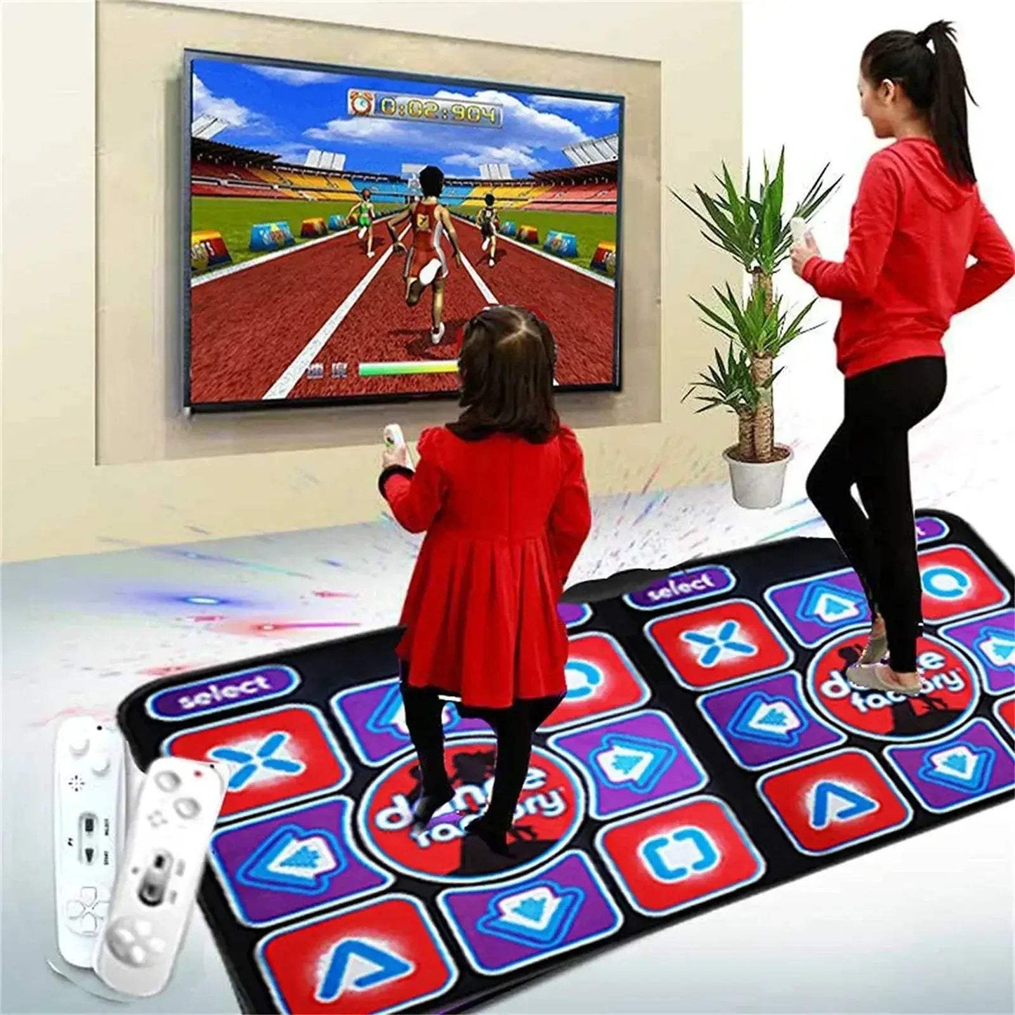 Double User Wired Dance Mat For Family Gaming And Fun - ToylandEU