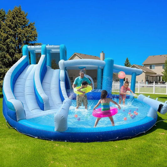  Double Water Slide Inflatable Bounce House CE Certified -  ToylandEU™