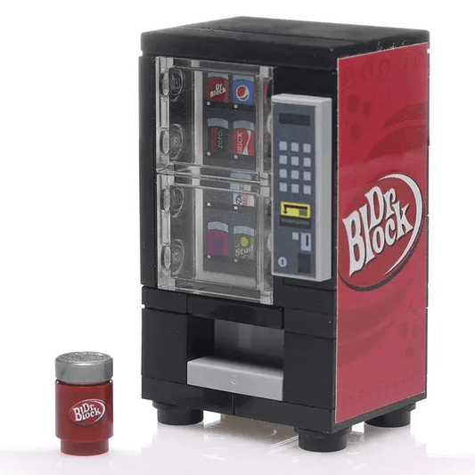  LEGO Vending Machine With Custom Dr Block Can -  ToylandEU™