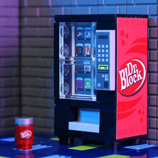  LEGO Vending Machine With Custom Dr Block Can -  ToylandEU™