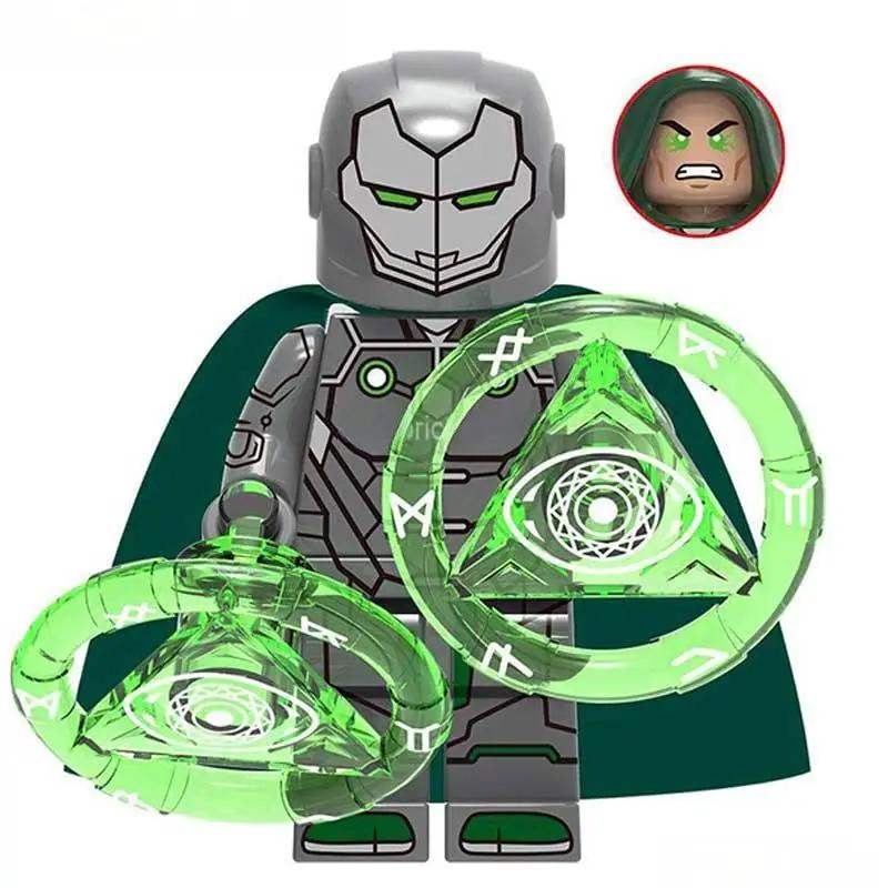 Dr Doom Infamous Ironman Suit Avengers MCU lego Minifigures Custom Toys 10 - Minifigure Toys