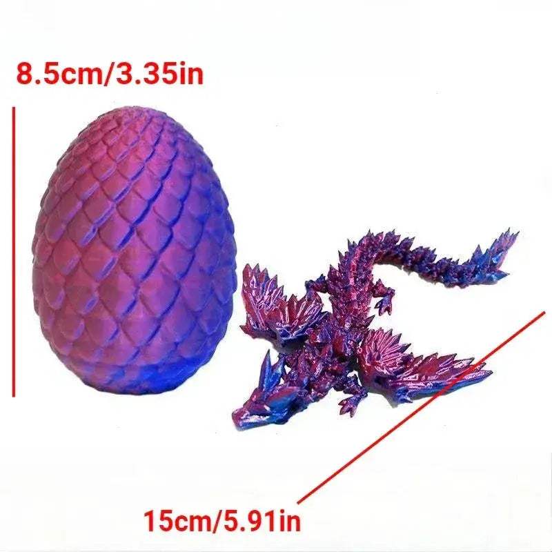 Dragon 3D Printed Movable Wings Articulated Fidget Toy For Desk - ToylandEU
