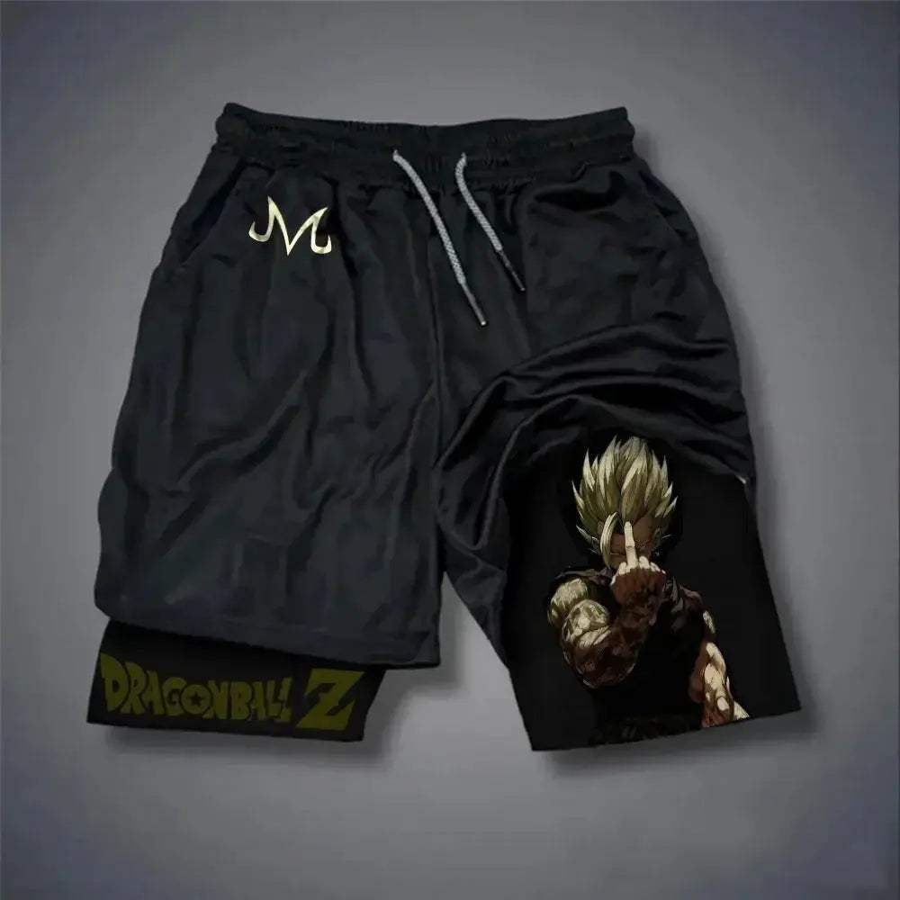 Dragon Ball 2in1 Double Layer Shorts For Men Anime - ToylandEU