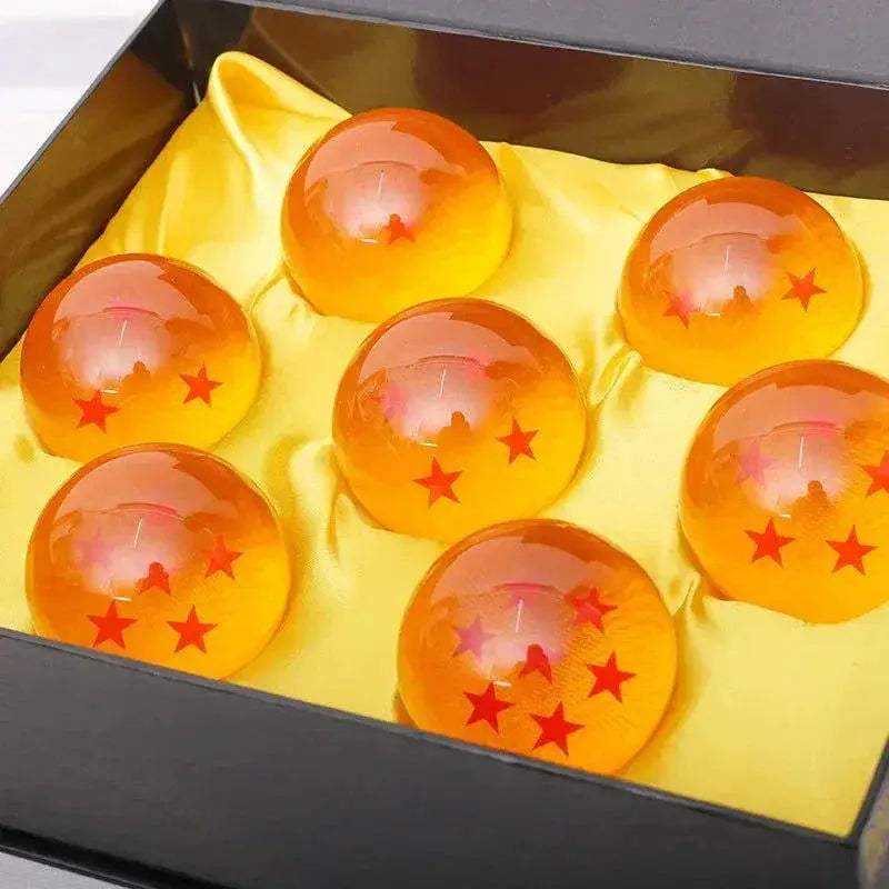Dragon Ball 7 Pcs Set Crystal Balls Action Figure Toys Summon Shenron Wishing Balls 3.5 CM - ToylandEU